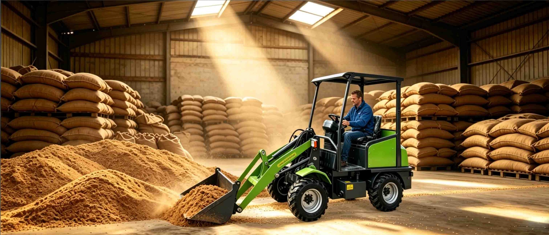 0.5T Mini Electric Wheel Loader-XHD500A Mini Electric Wheel Loader