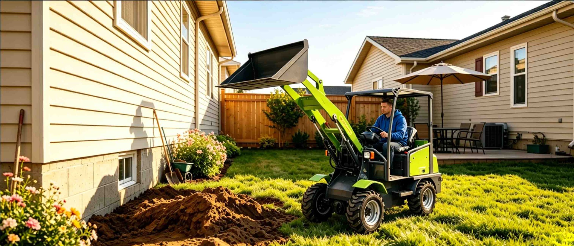 400kg Electric Articulated Loader
