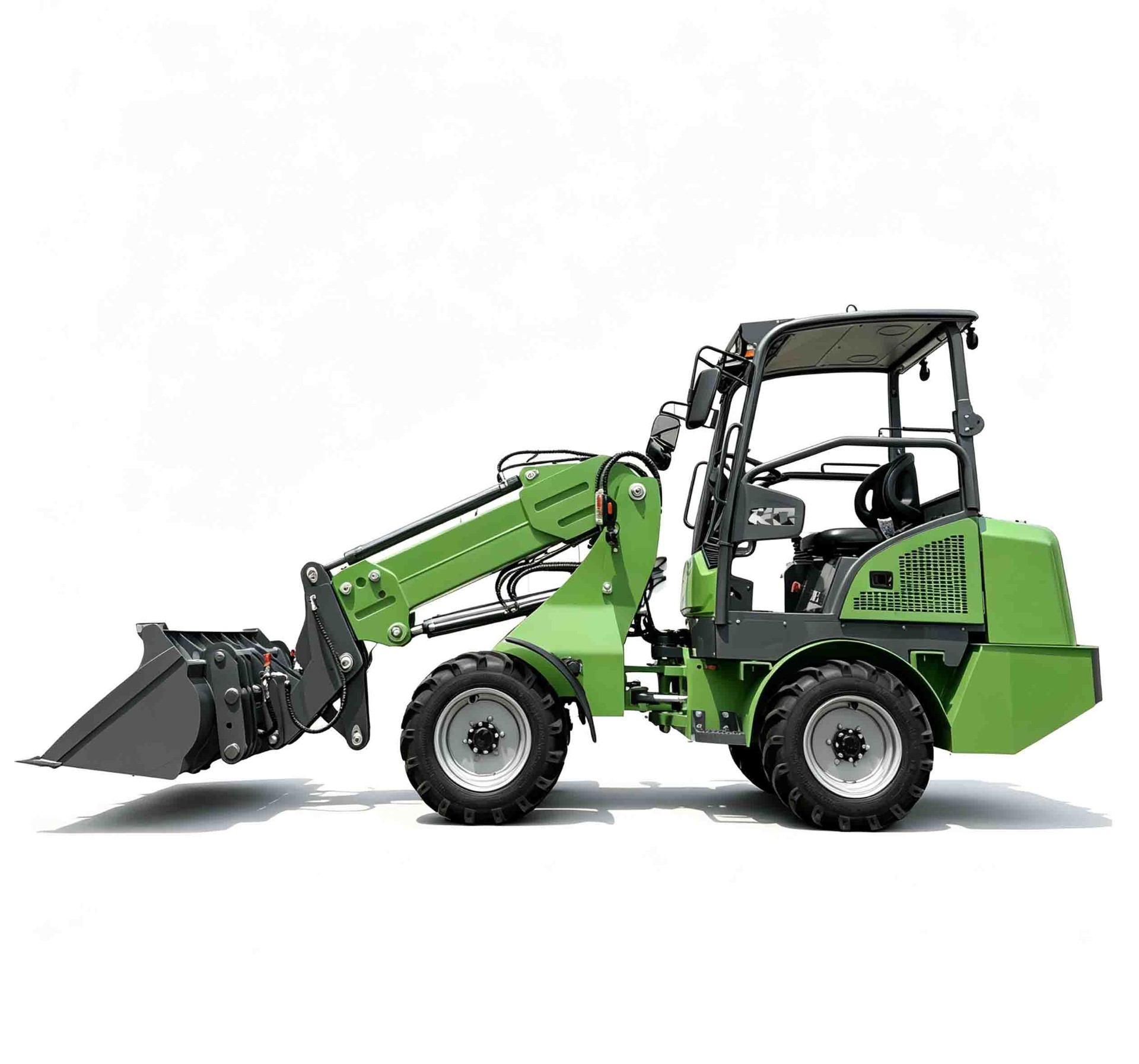 Evolution of the A Series Dual Motor Configuration in  Electric Compact Loaders