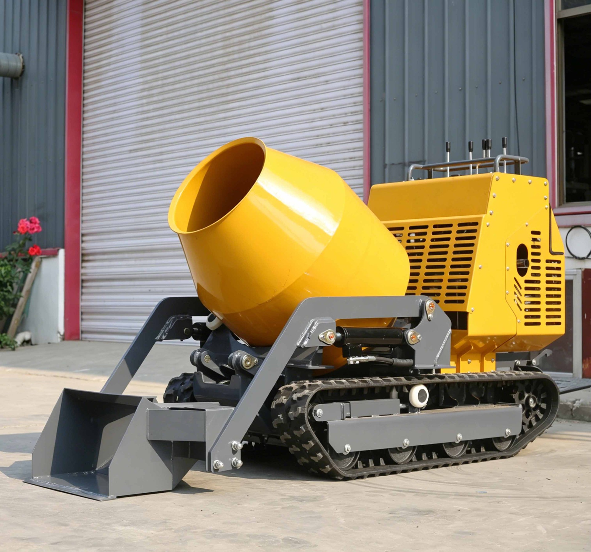 The Mobile Concrete Solution: Revolutionizing On-Site Mixing with the XHT750 Mixing Tank Dumper