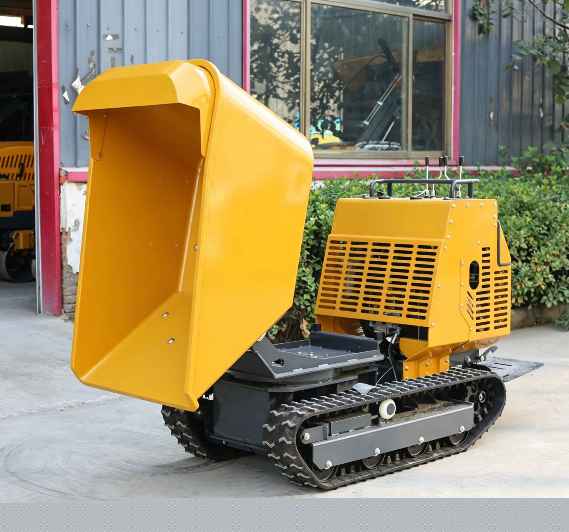 Safety Features and Jobsite Protection for Compact Dumpers